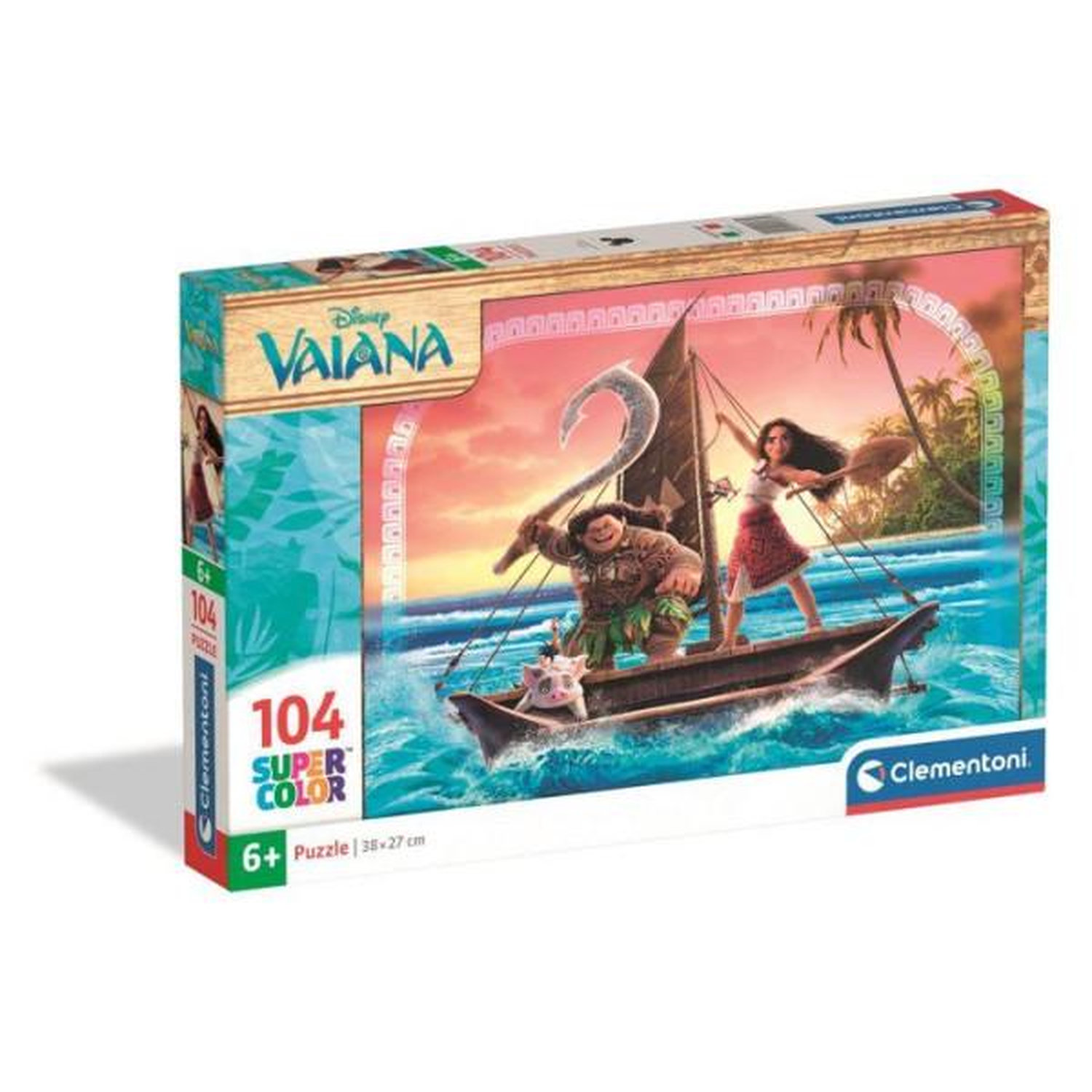 Clementoni Vaina Puzzles 104 Pièces Super Puzzle enfant Dès 38x27cm - vue 10
