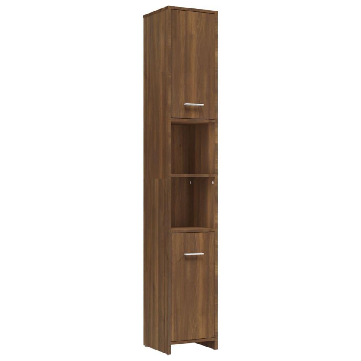 VIDAXL Armoire de bain Chene marron 30x30x183,5 cm Bois d'ingenierie