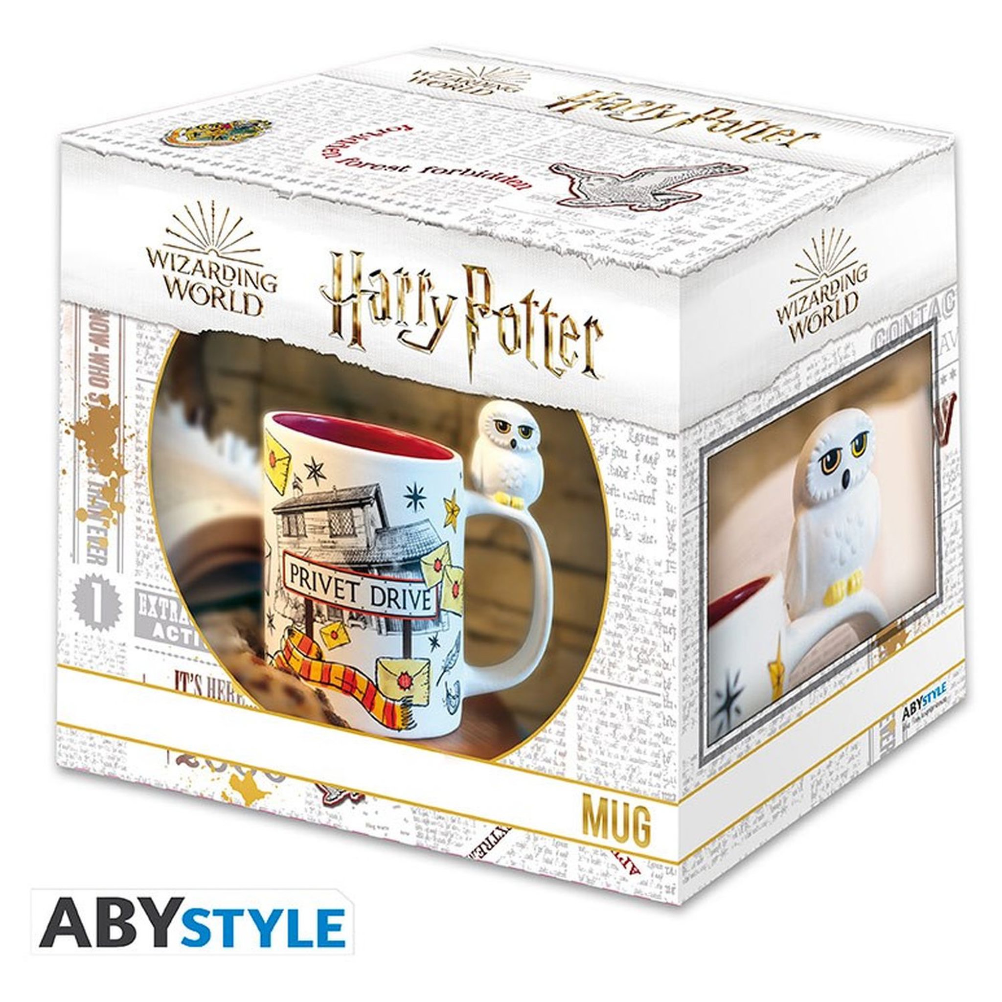 Voir la diapositive 5 : Mug Harry Potter 3D Hedwige et Privet Drive