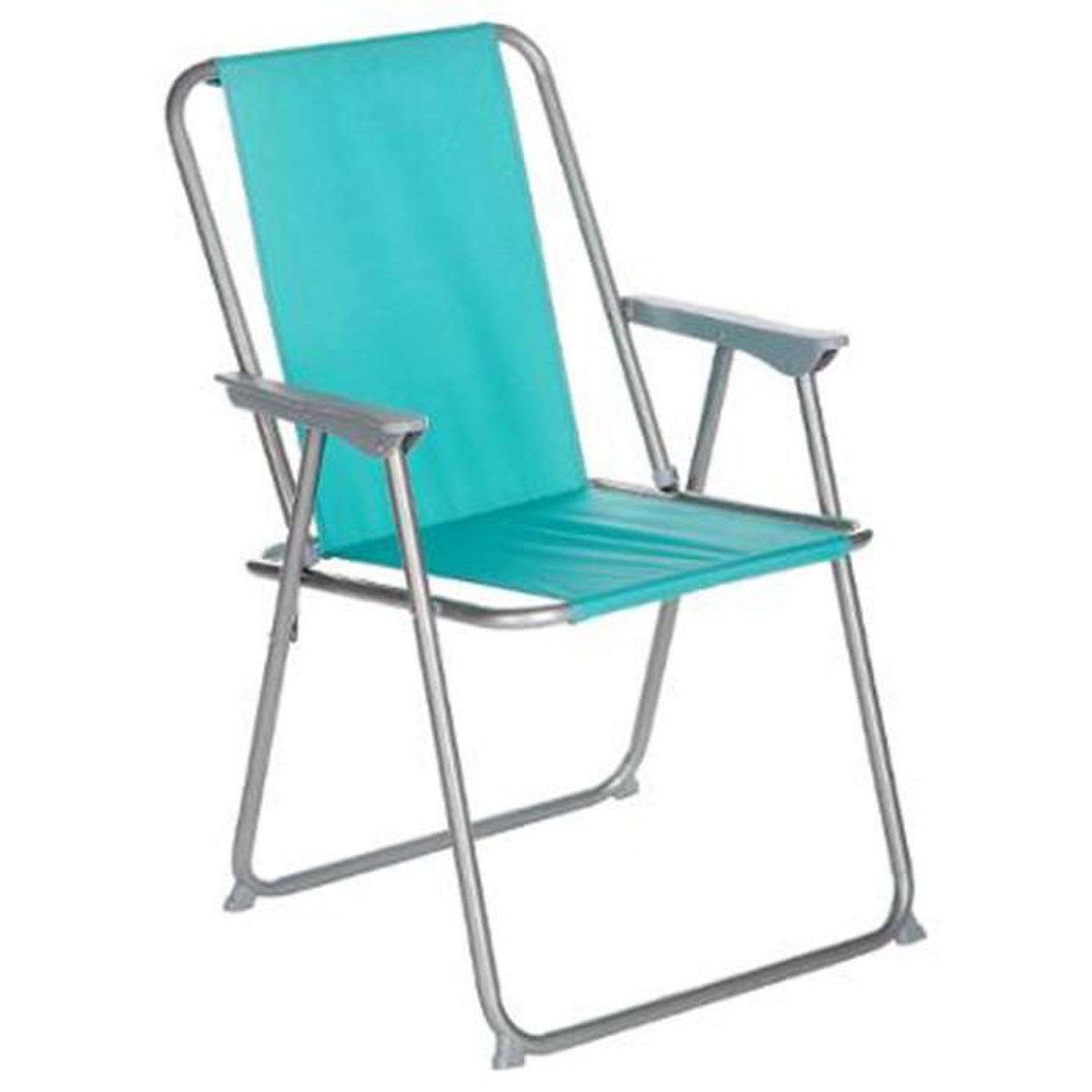 Voir la diapositive 2 : Cote detente Lot de 6 Chaises de Camping Pliantes  Grecia  74cm Bleu