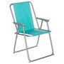 Voir la diapositive 2 : Paris Prix Lot de 6 Chaises de Camping Pliantes  Grecia  74cm Bleu