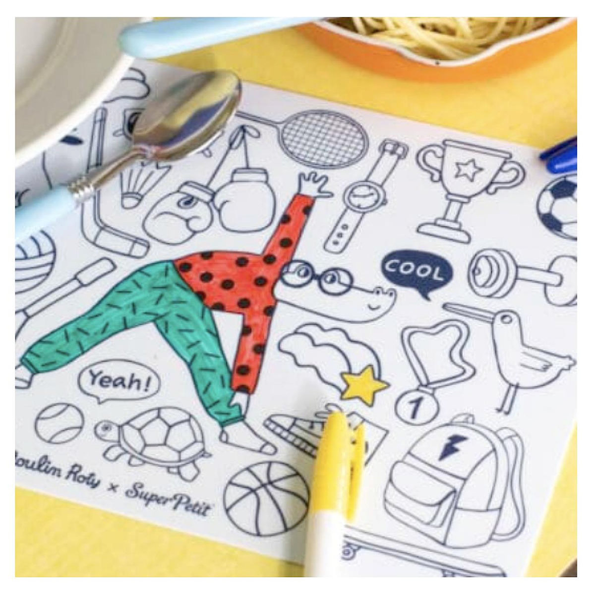 SUPER PETIT Mini set a colorier - les loufoques