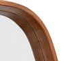 Voir la diapositive 2 : ATMOSPHERA Miroir Mural Ovale  Jasna  80cm Marron