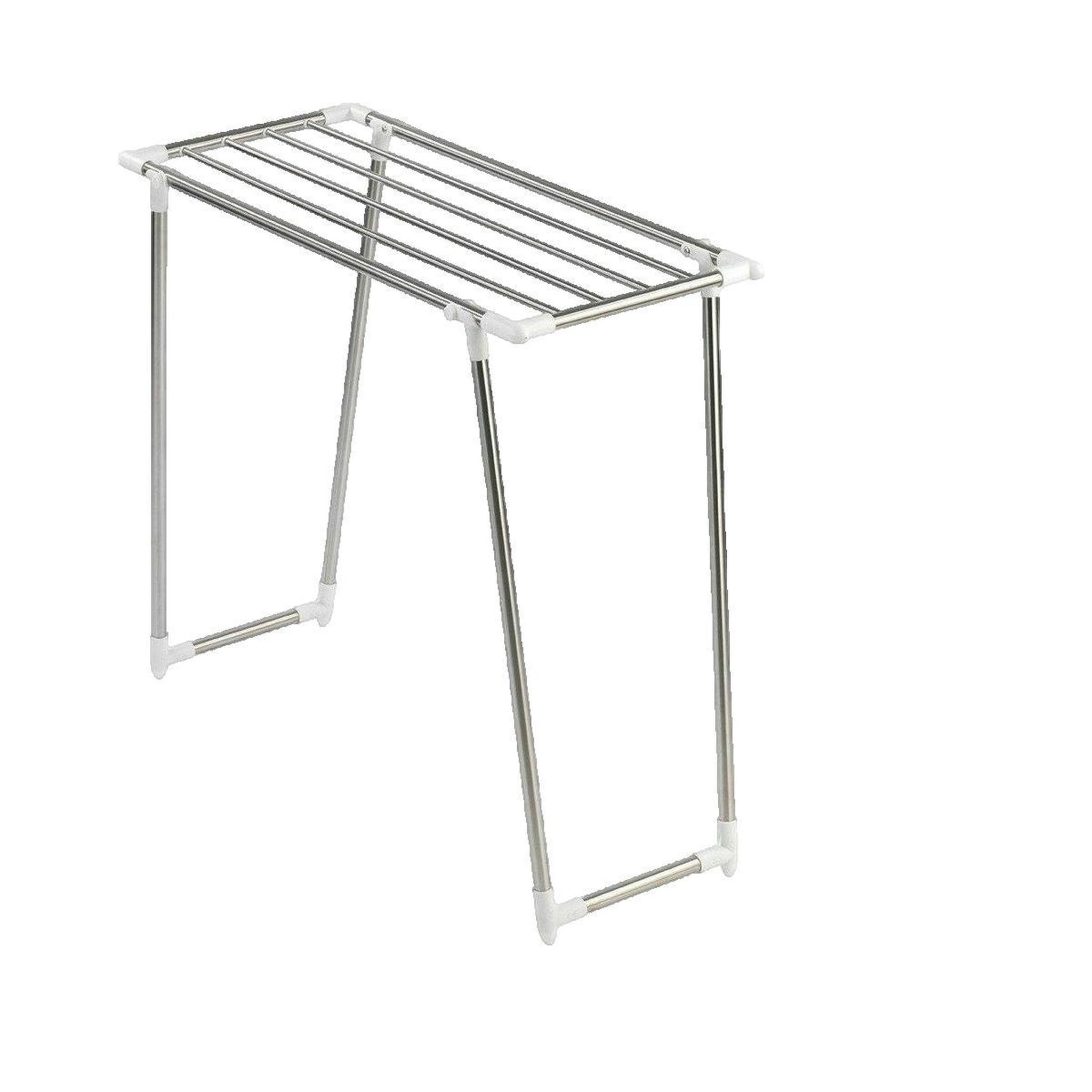 Voir la diapositive 2 : Wenko Séchoir pliable Wenko acier inoxydable 5,5 mètres surface de séchage