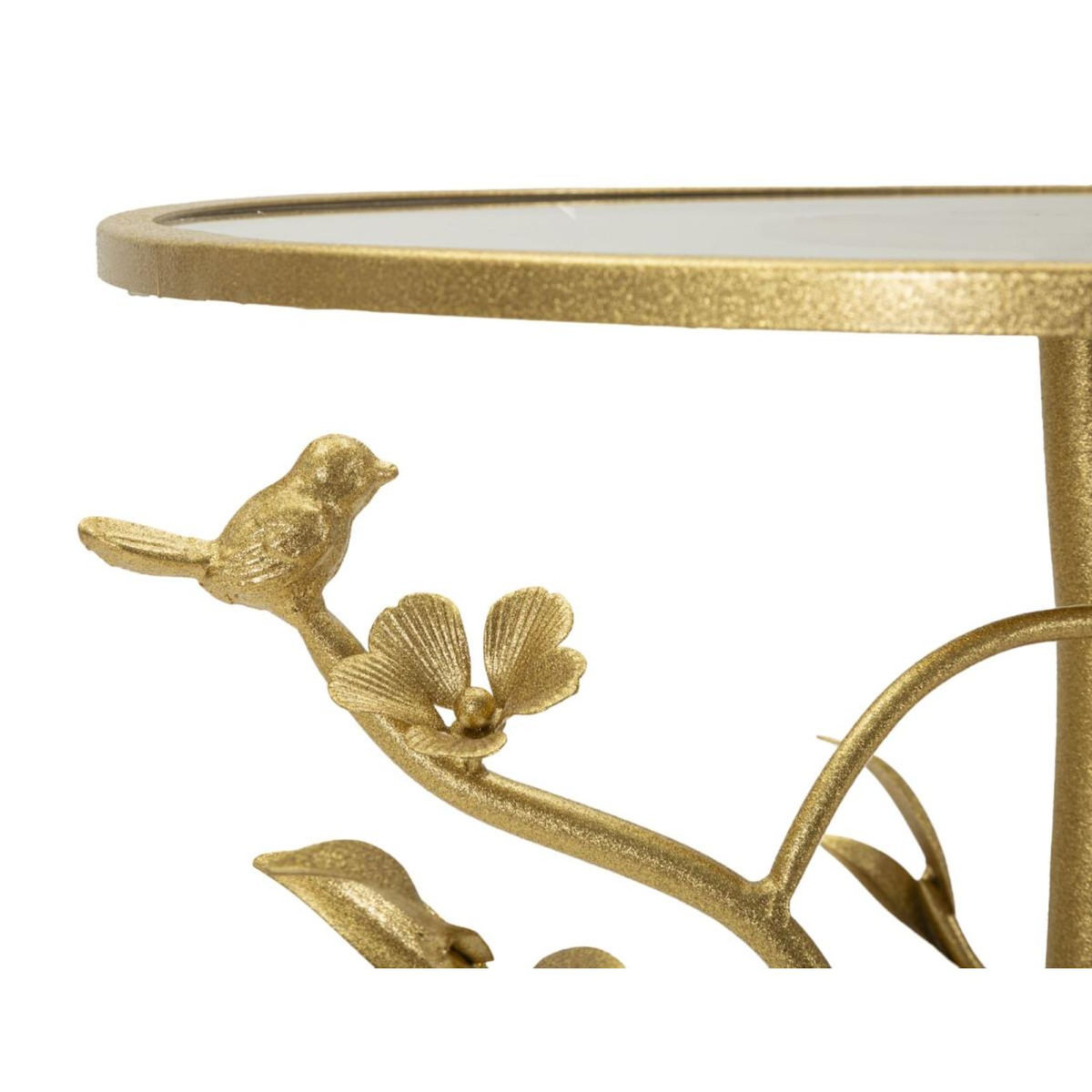 Paris Prix Table d'Appoint Design  Birds  60cm Or