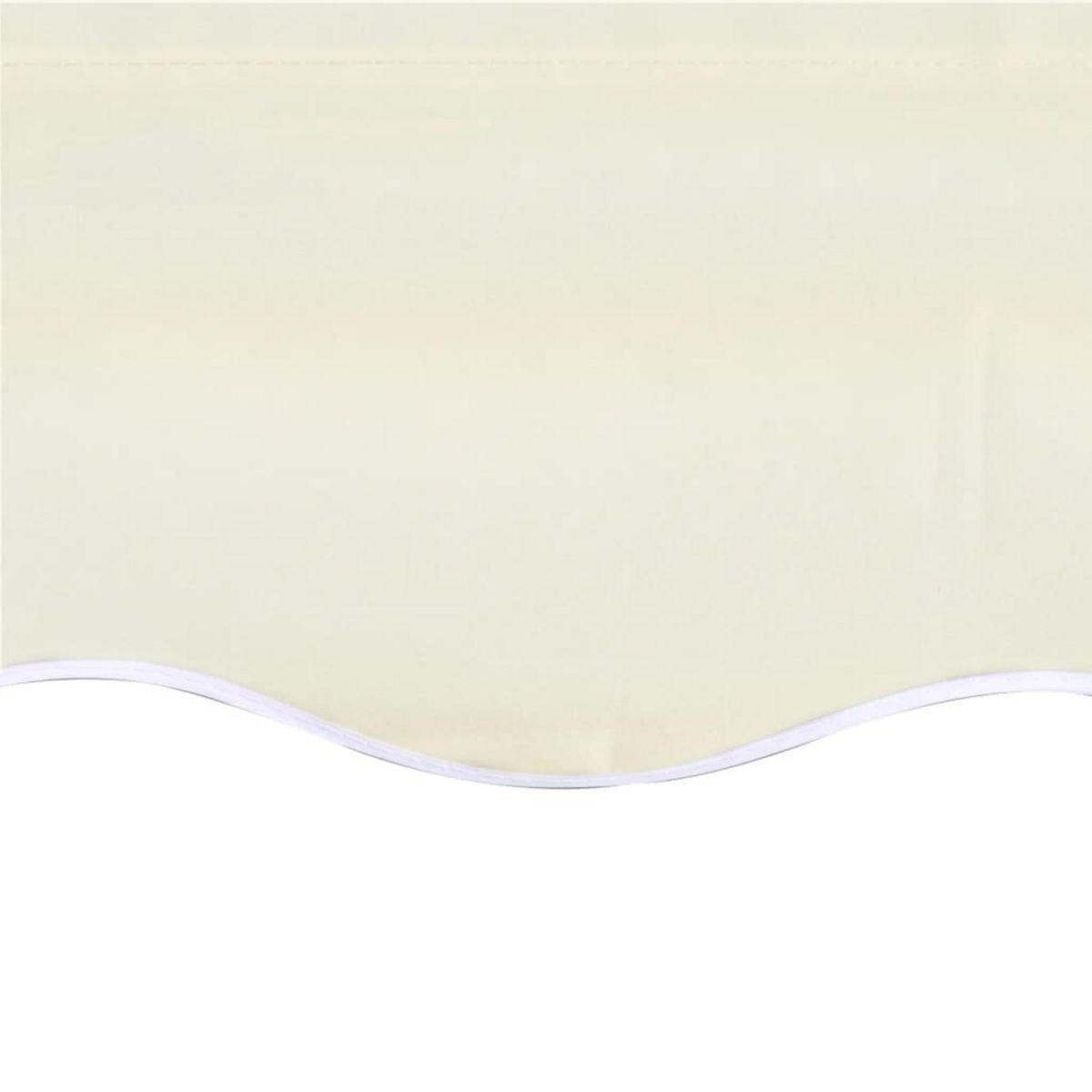 VIDAXL Tissu de remplacement pour auvent Creme 4,5x3,5 m