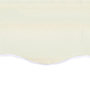 Voir la diapositive 5 : VIDAXL Tissu de remplacement pour auvent Creme 4,5x3,5 m