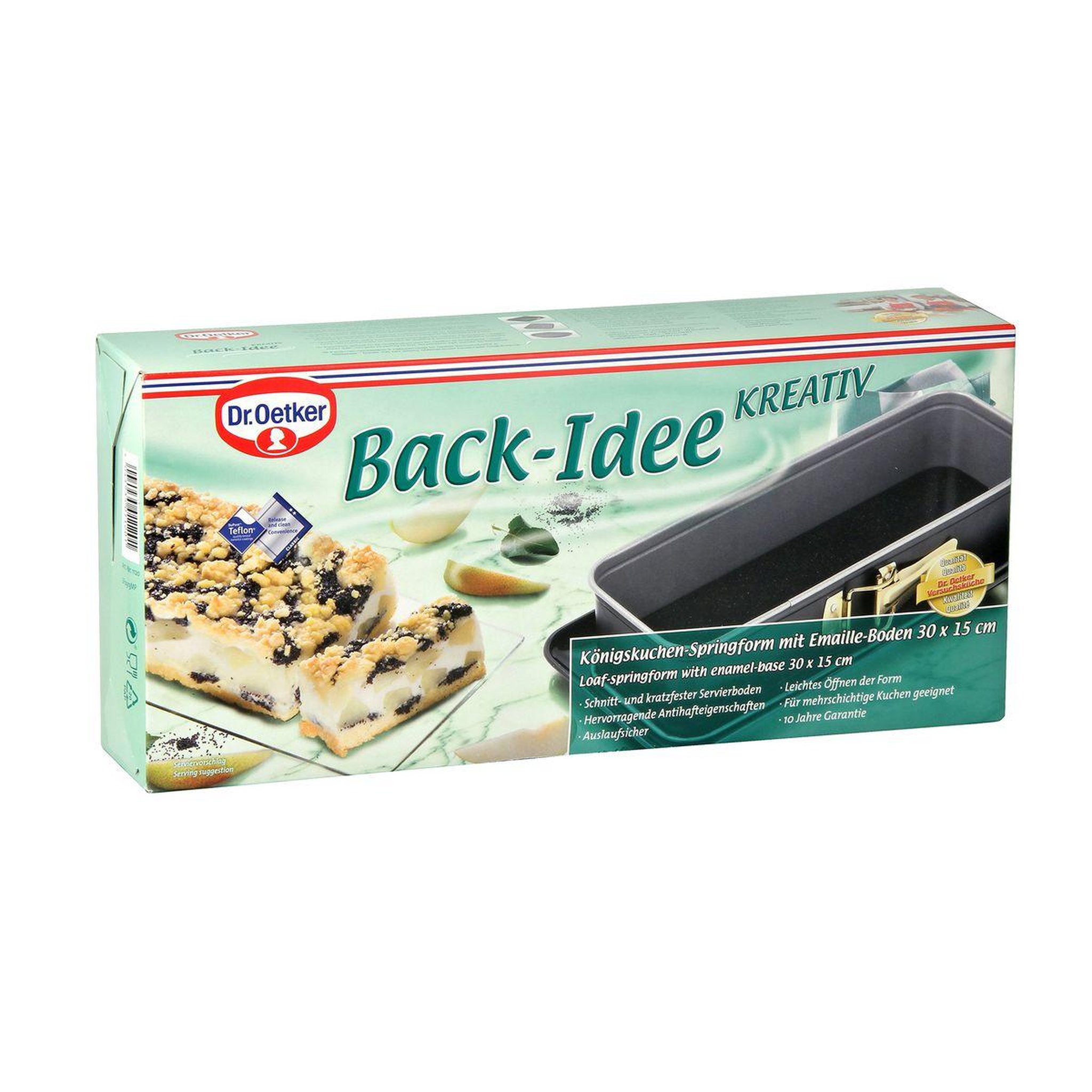 Voir la diapositive 5 : DR.OETKER Moule à cake à charnière 30 cm dr.oetker back-idee kreativ