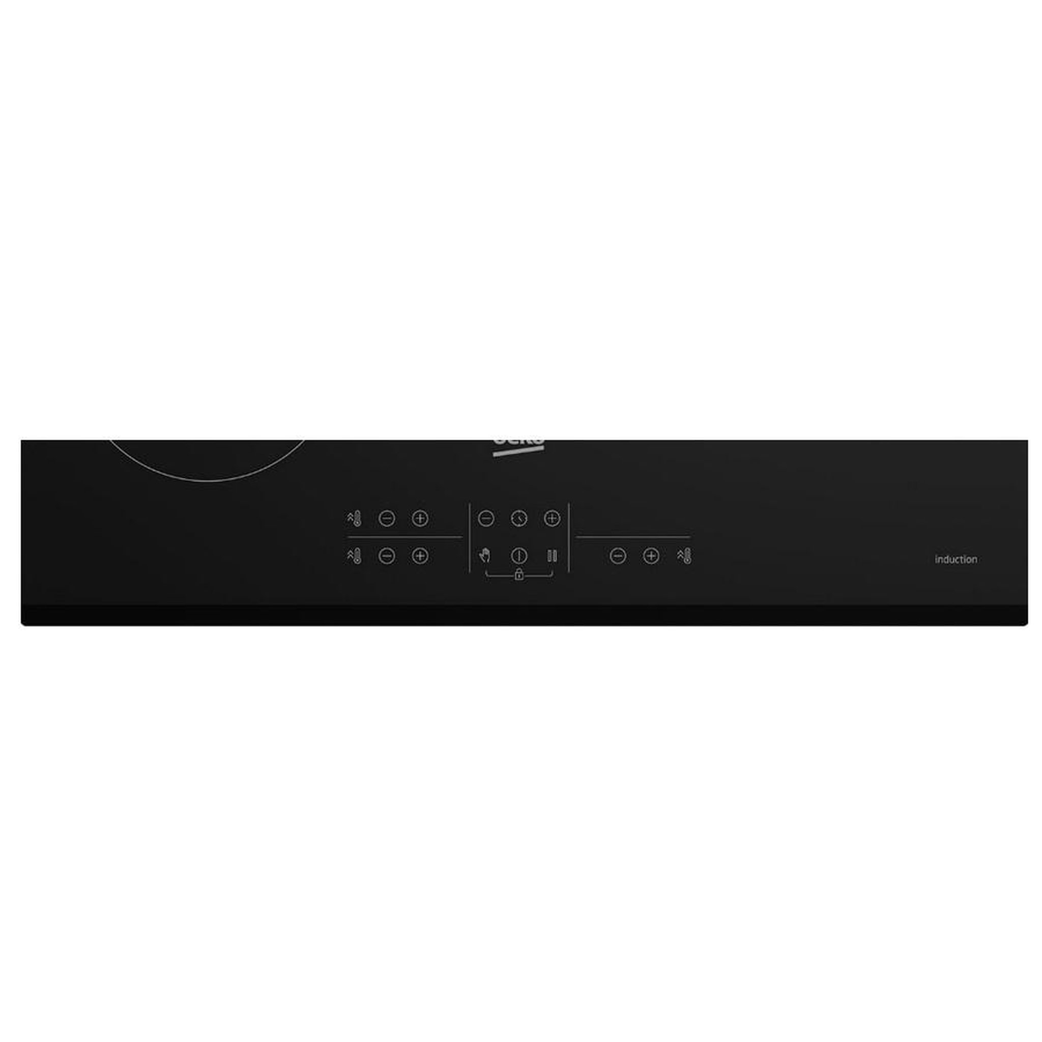 Voir la diapositive 4 : Beko Table de cuisson à induction 60cm 3 feux 7200w noir - HII63200MTB