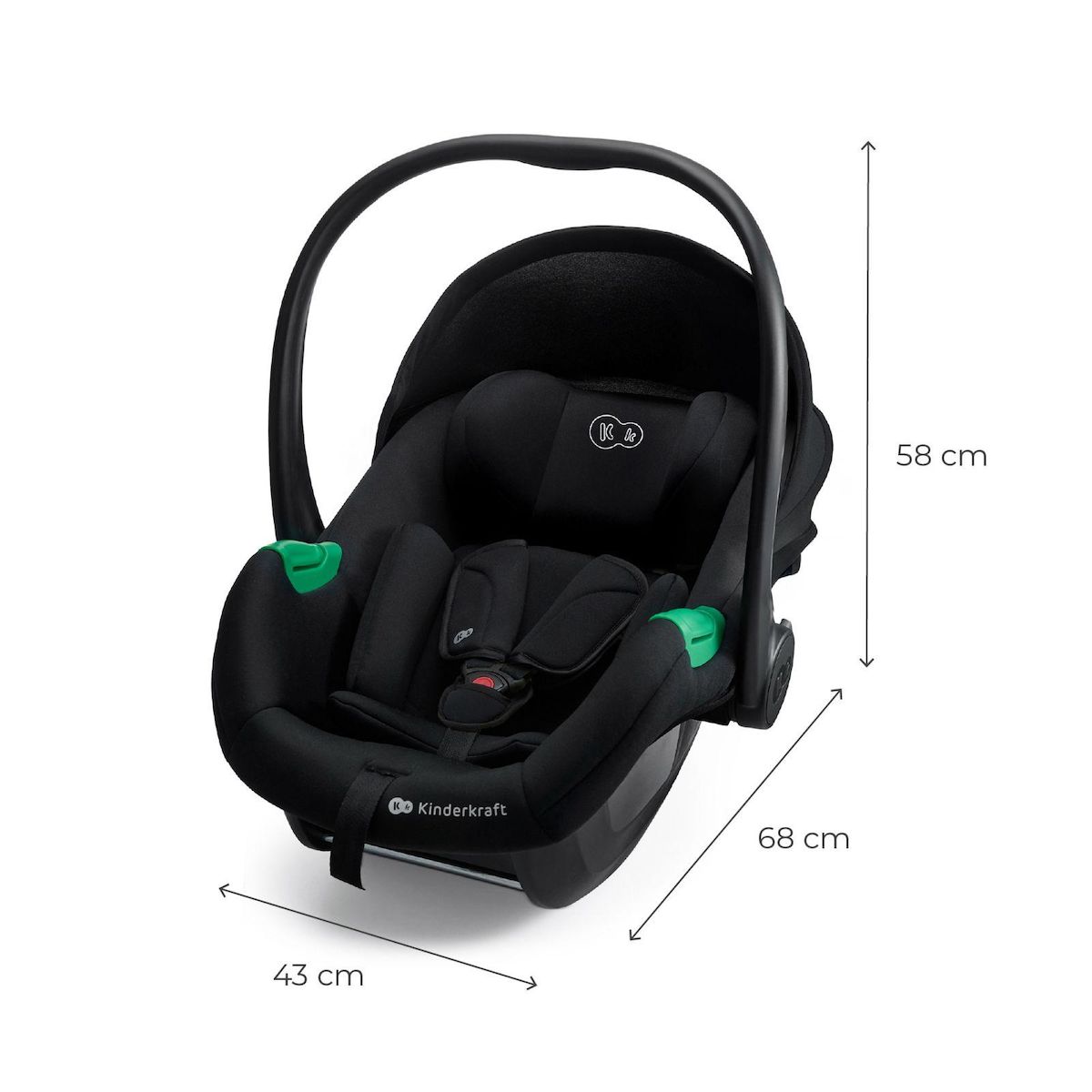 KINDERKRAFT Siège auto isofix bébé sécurisé