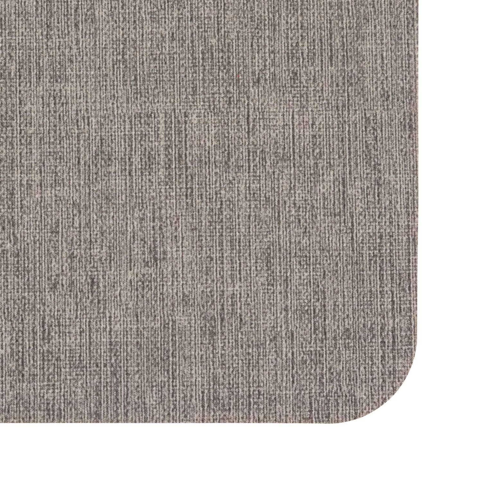 Voir la diapositive 2 : TOILINUX Lot de 6 sets de table rectangulaire lake - 45 x 30 cm - gris clair