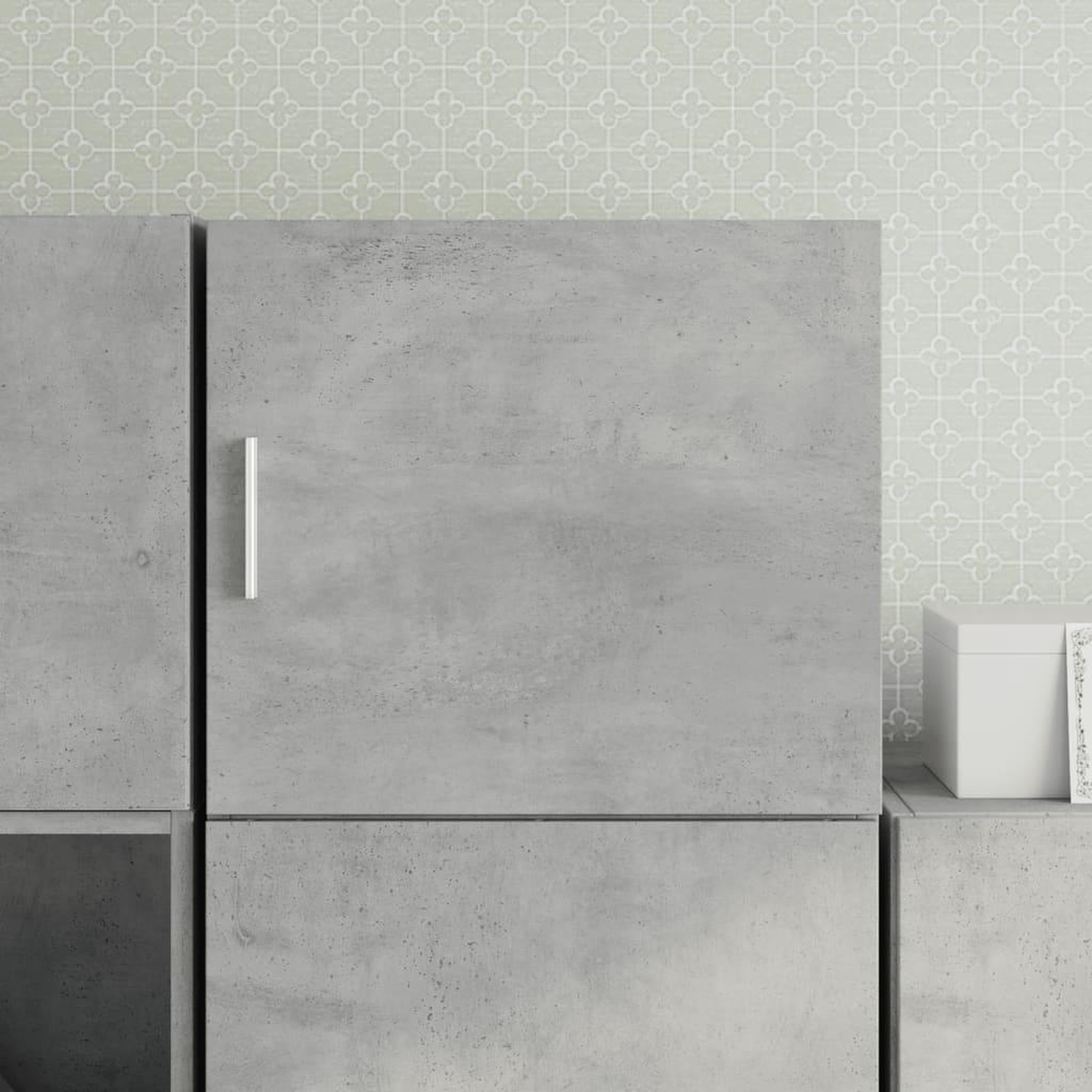 VIDAXL Armoire murale gris beton 45x42,5x40 cm bois d'ingenierie