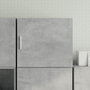Voir la diapositive 1 : VIDAXL Armoire murale gris beton 45x42,5x40 cm bois d'ingenierie
