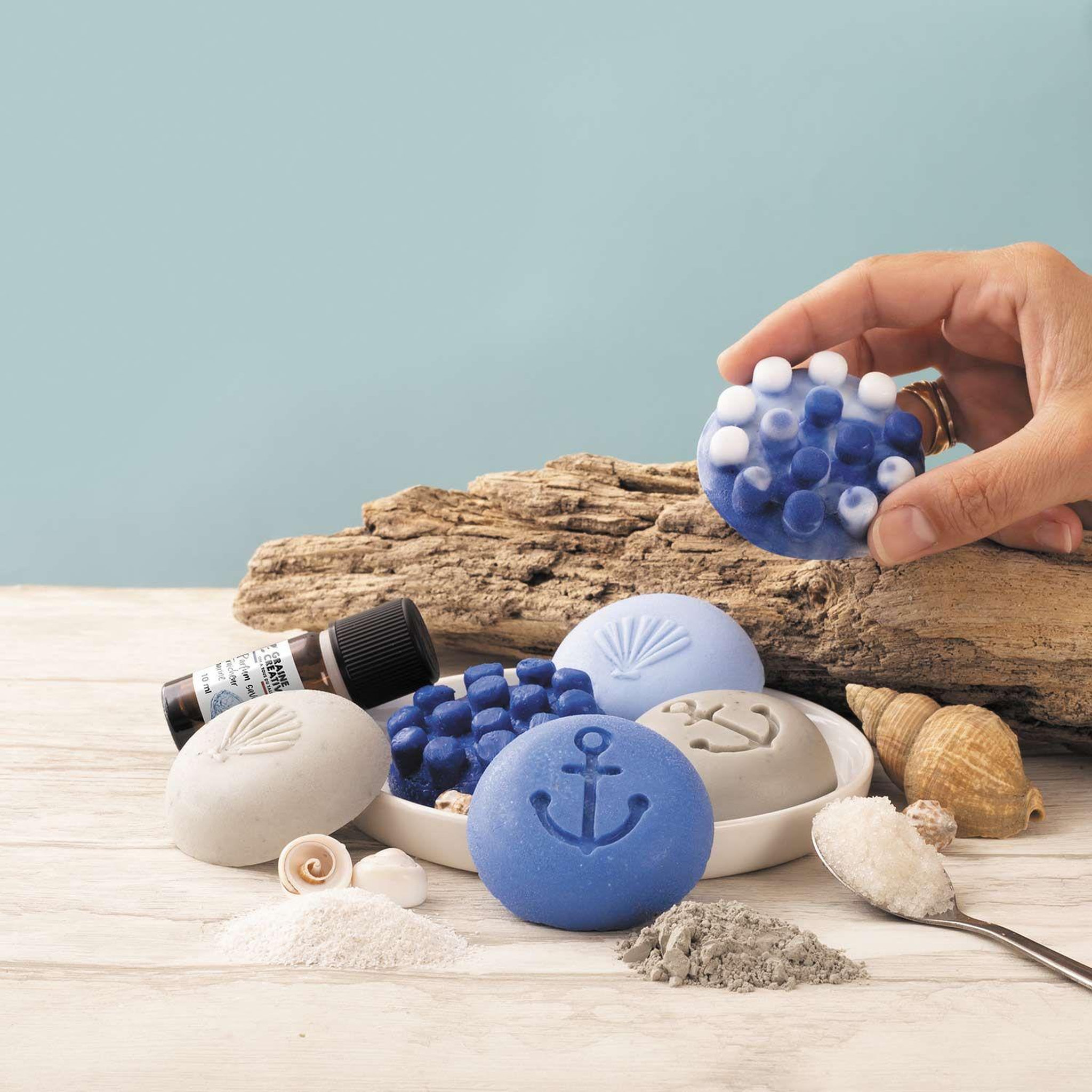 Voir la diapositive 4 : Graine créative Coffret DIY savons marins
