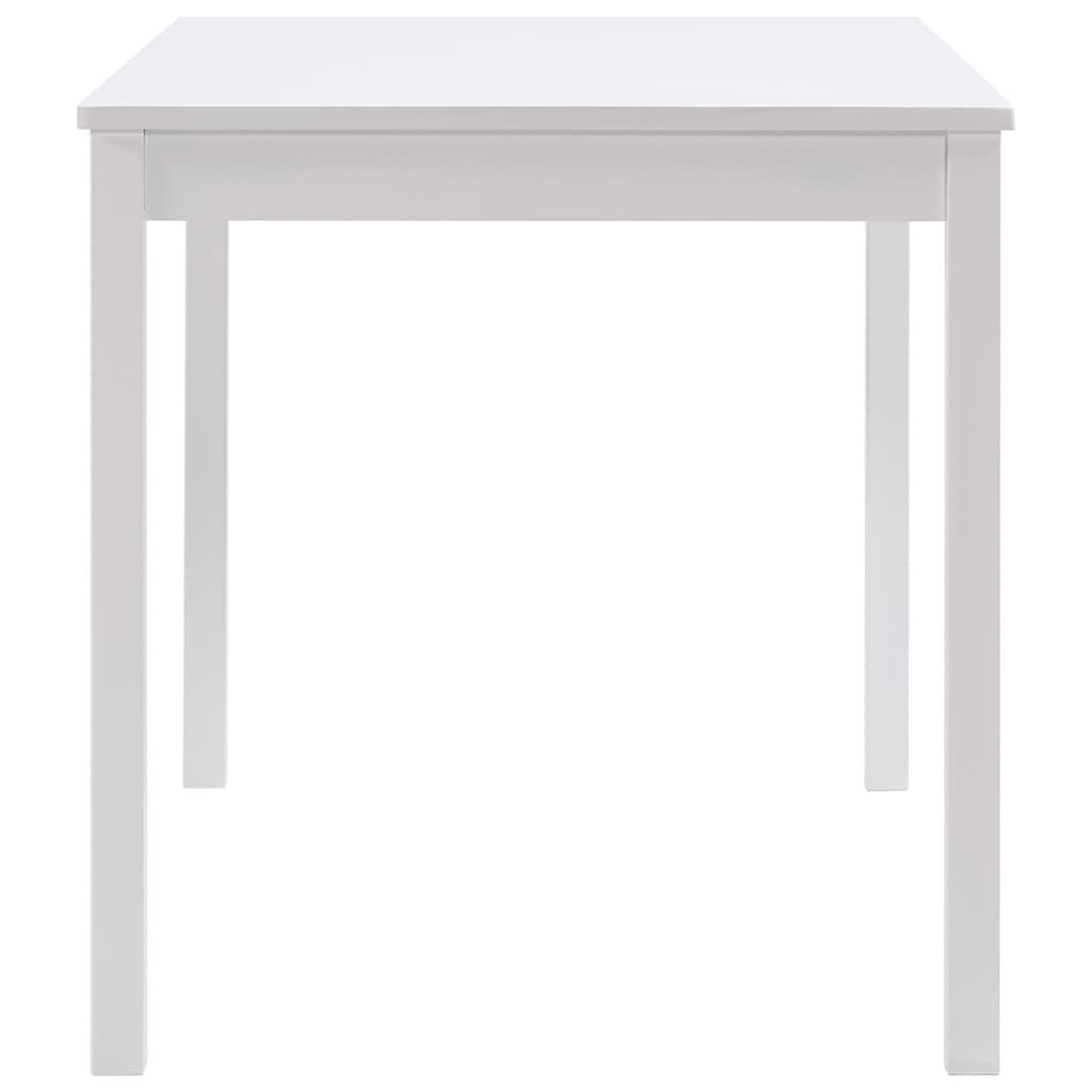 Voir la diapositive 4 : VIDAXL Ensemble de salle a manger 7 pcs Pinede Blanc