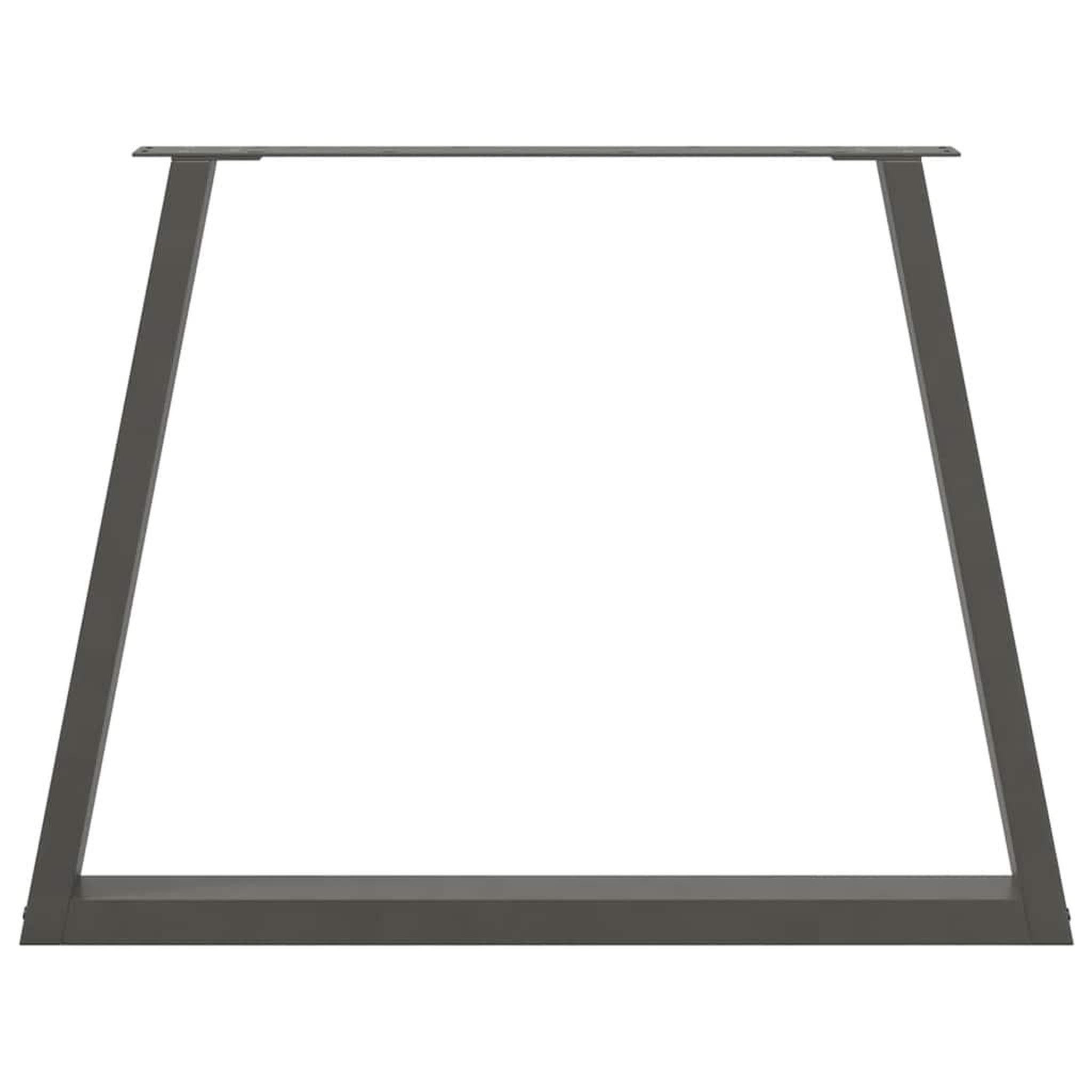 Voir la diapositive 5 : VIDAXL Pieds de table a manger forme de V 3 pcs 100x(72-73,3) cm acier