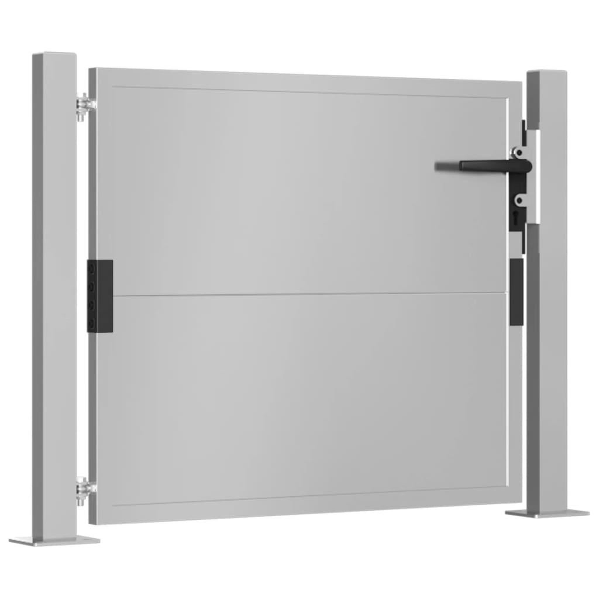Voir la diapositive 3 : VIDAXL Portail de jardin 105x80 cm acier corten