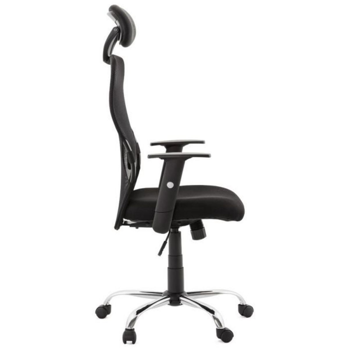 Paris Prix Fauteuil de Bureau en Tissu  Lode  129cm Noir