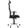 Voir la diapositive 2 : Paris Prix Fauteuil de Bureau en Tissu  Lode  129cm Noir