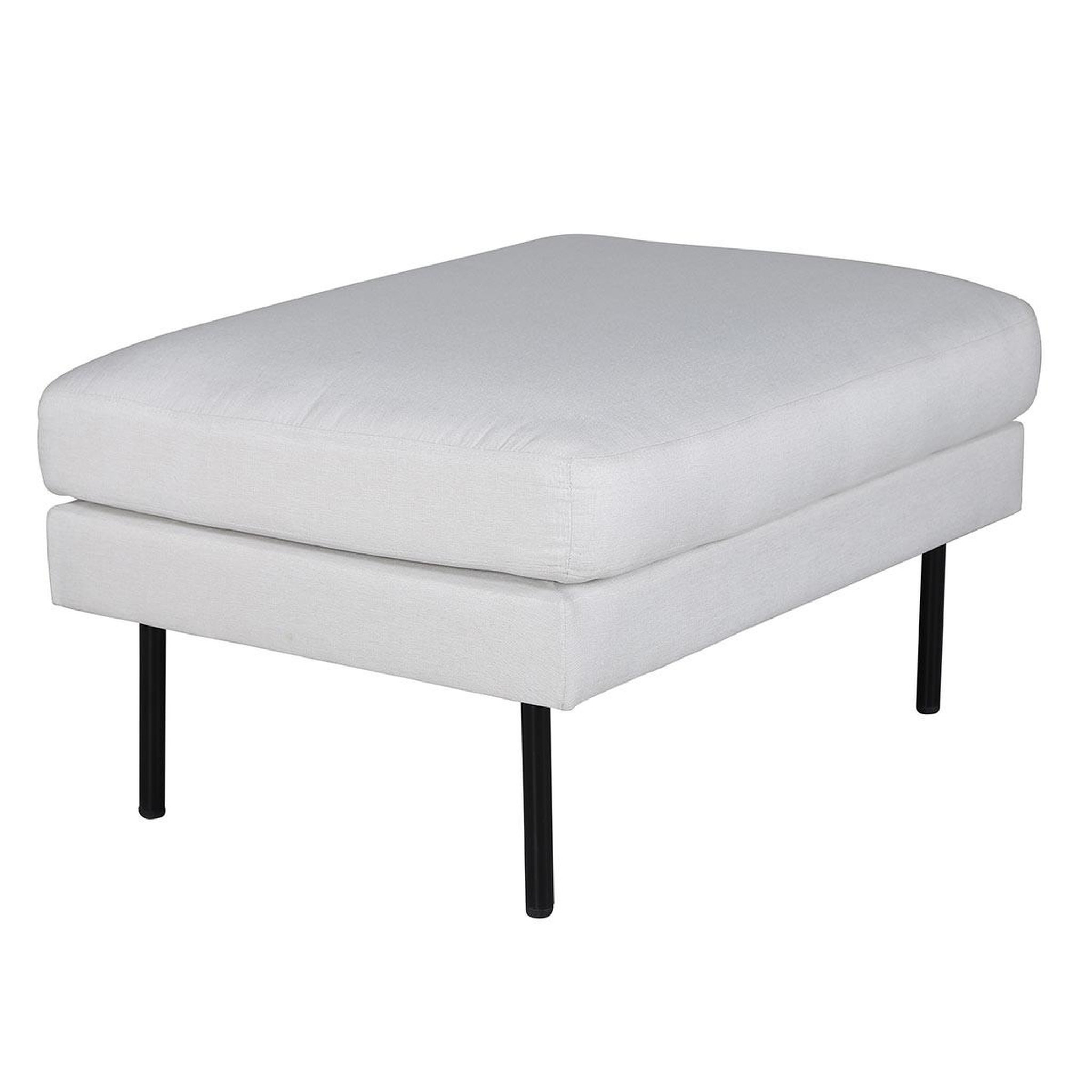 Paris Prix Pouf design en tissu  zoom  85cm beige clair