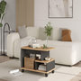 Voir la diapositive 4 : Habitat et Jardin Table basse en bois  MIN9  - 90 x 51 x 42 cm - Gris anthracite