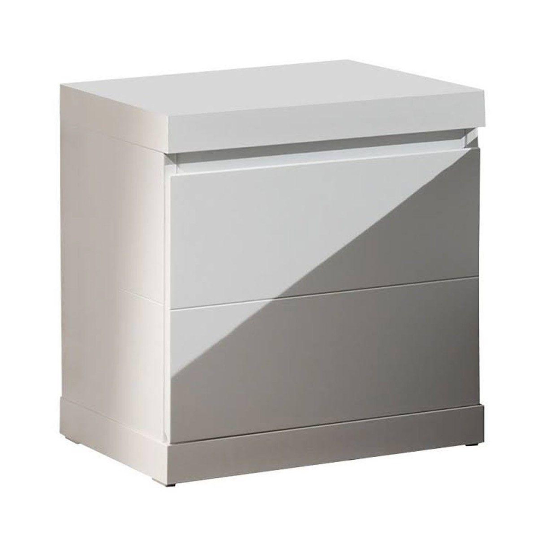 Voir la diapositive 3 : Paris Prix Pack - lit enfant, chevet, armoire & bureau  lara  90x200cm blanc