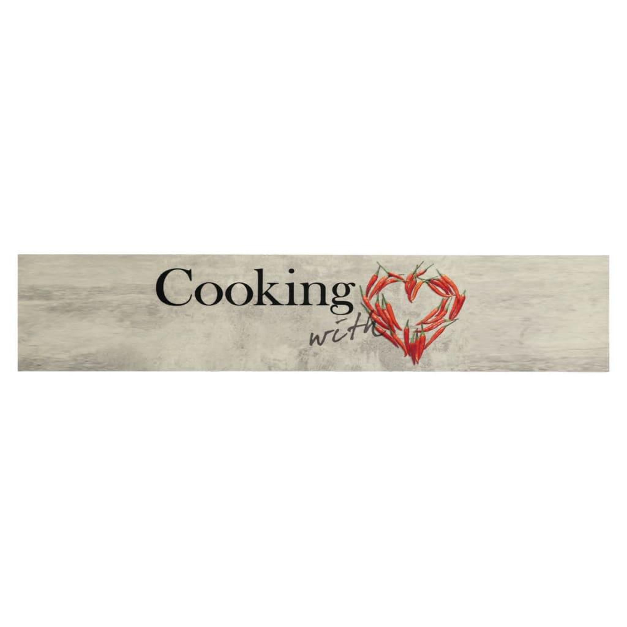 Voir la diapositive 2 : VIDAXL Tapis de cuisine lavable imprime de piment Cooking 60x300 cm