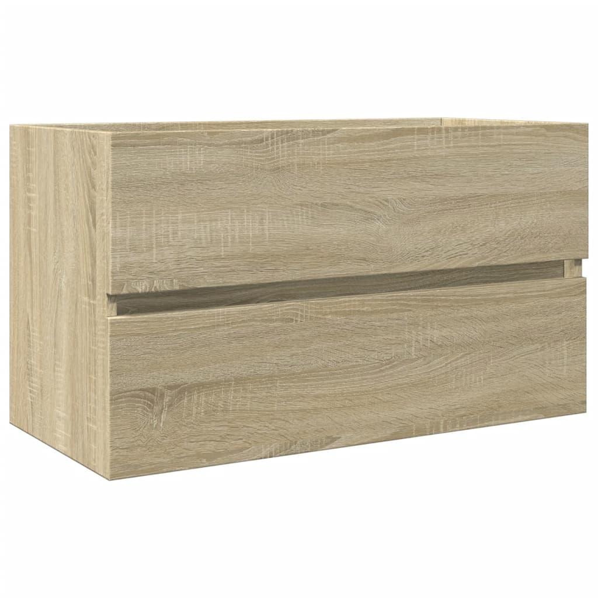 Voir la diapositive 4 : VIDAXL Ensemble de meubles de bain 2pcs ceramique et bois d'ingenierie