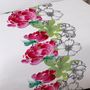 Voir la diapositive 3 : Dourev Housse de couette 240x220 CAMELIA + 2 taies 100% coton
