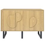 The Home Deco Factory Buffet 3 portes en bois CALYPSO - Marron