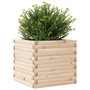 Voir la diapositive 4 : VIDAXL Jardiniere 50x50x45,5 cm bois de pin massif