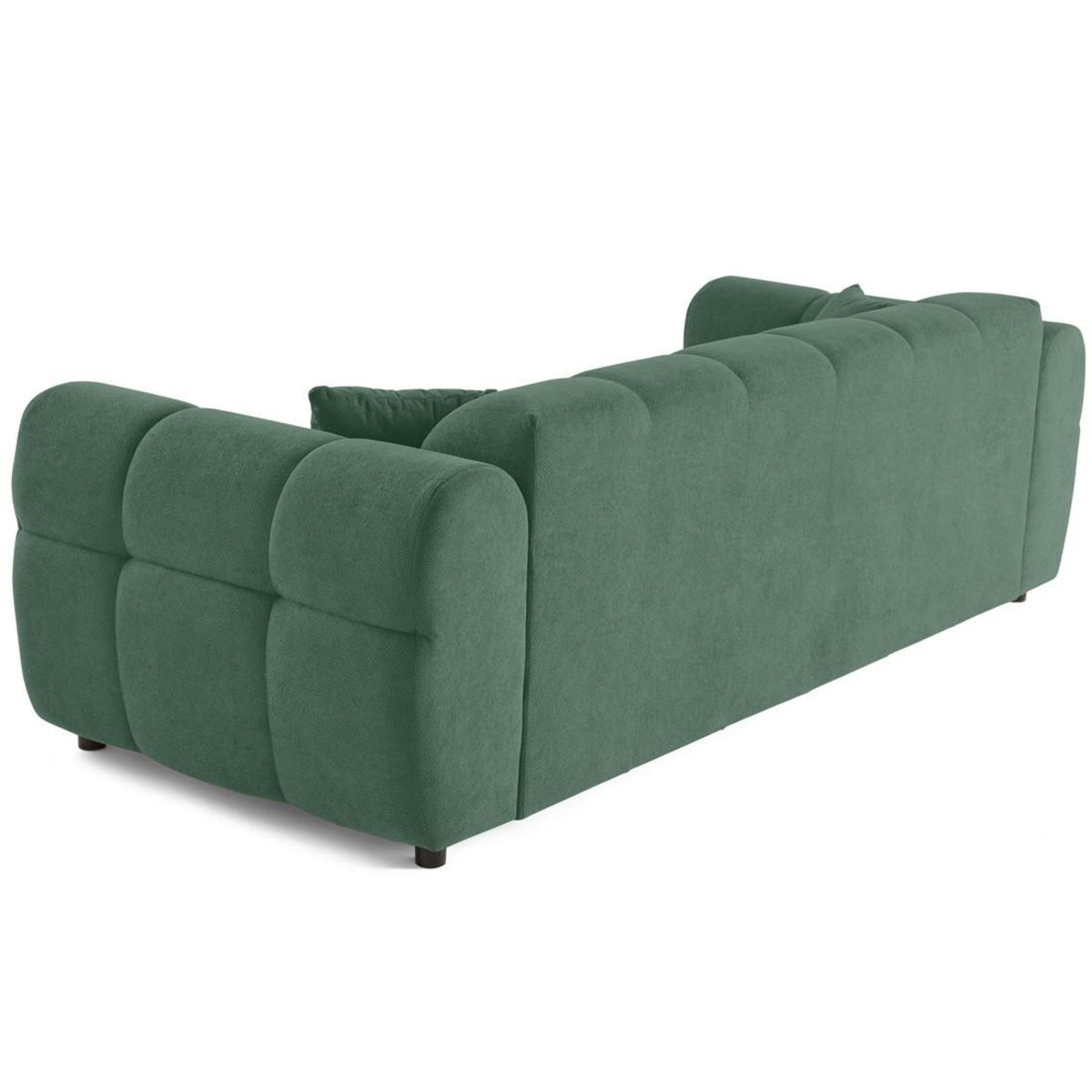 LISA DESIGN Ray - canapé droit 3 places en tissu texturé