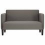 Voir la diapositive 3 : VIDAXL Canape causeuse gris clair 109 cm tissu velours cotele