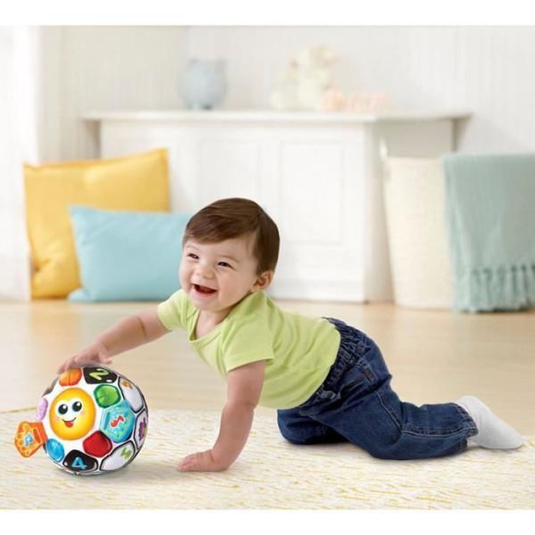 Voir la diapositive 3 : VTECH BABY VTECH BABY - Balle d'Éveil - Zozo, Mon Ballon Rigolo - Jouet Éducatif pour Bébé de 6 a 36 Mois