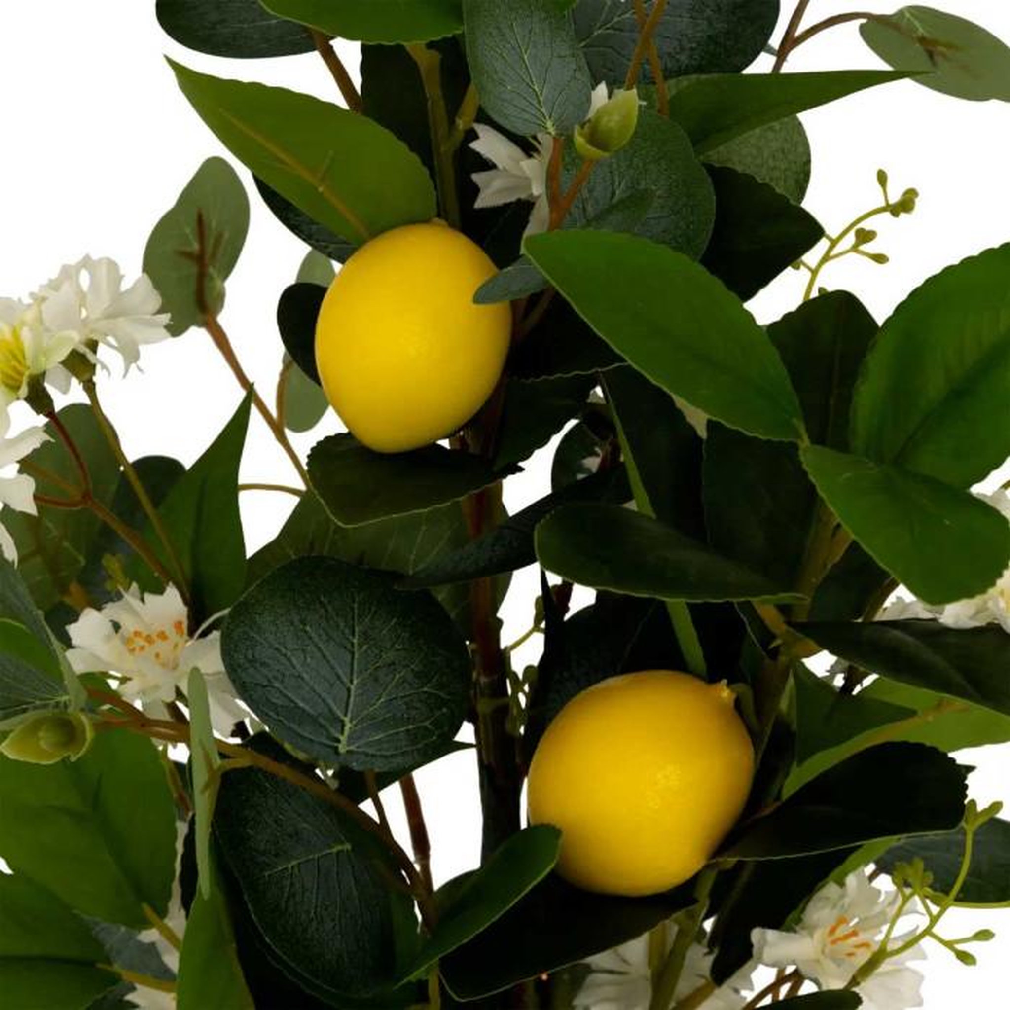 Voir la diapositive 2 : ATMOSPHERA Bouquet Artificiel Citrons  Gilda  64cm Multicolore