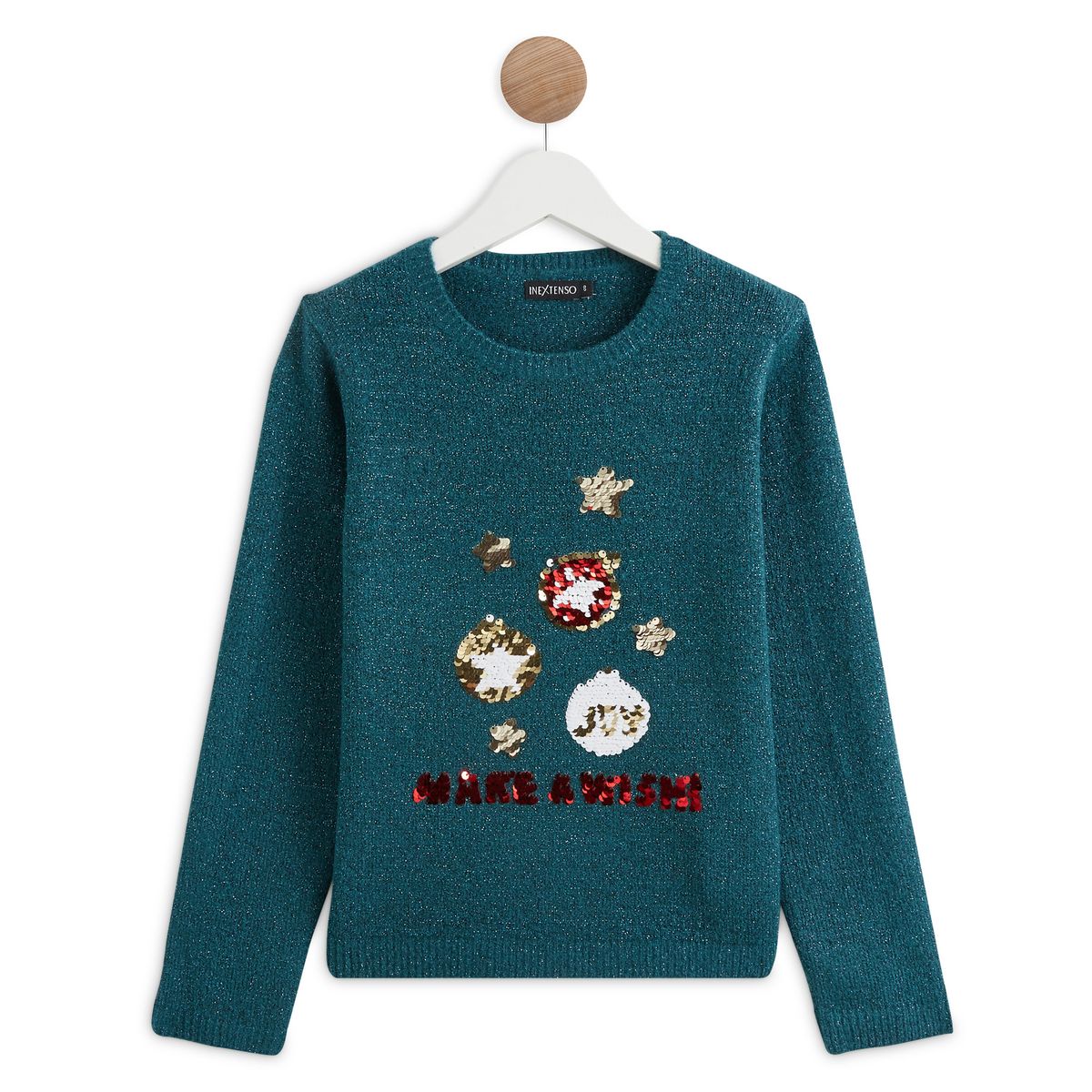 INEXTENSO Pull de noël à sequins fille