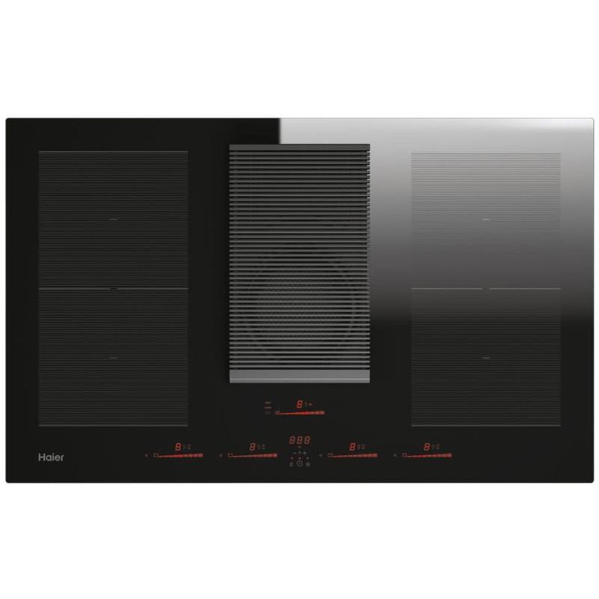 Voir la diapositive 1 : HAIER Plaque induction Haier HAIH8IFMCE + HOTTE INTEGREE