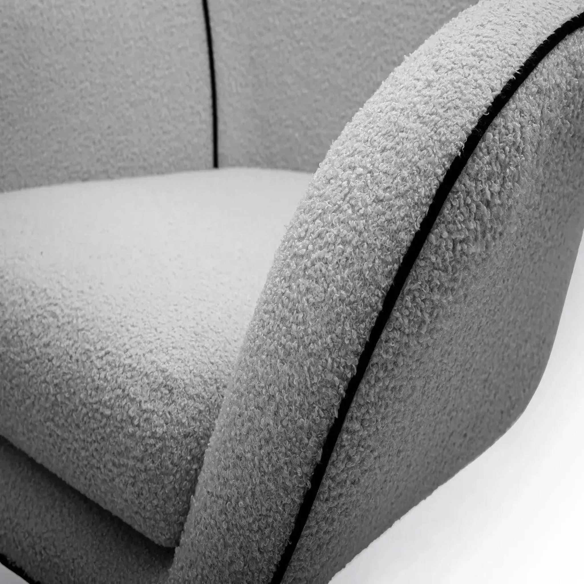 Voir la diapositive 3 : CASANOVA PARIS Zoe - fauteuil en tissu chiné