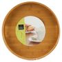 Voir la diapositive 4 : FIVE Plateau de Service Rond  Bambou  40cm Naturel