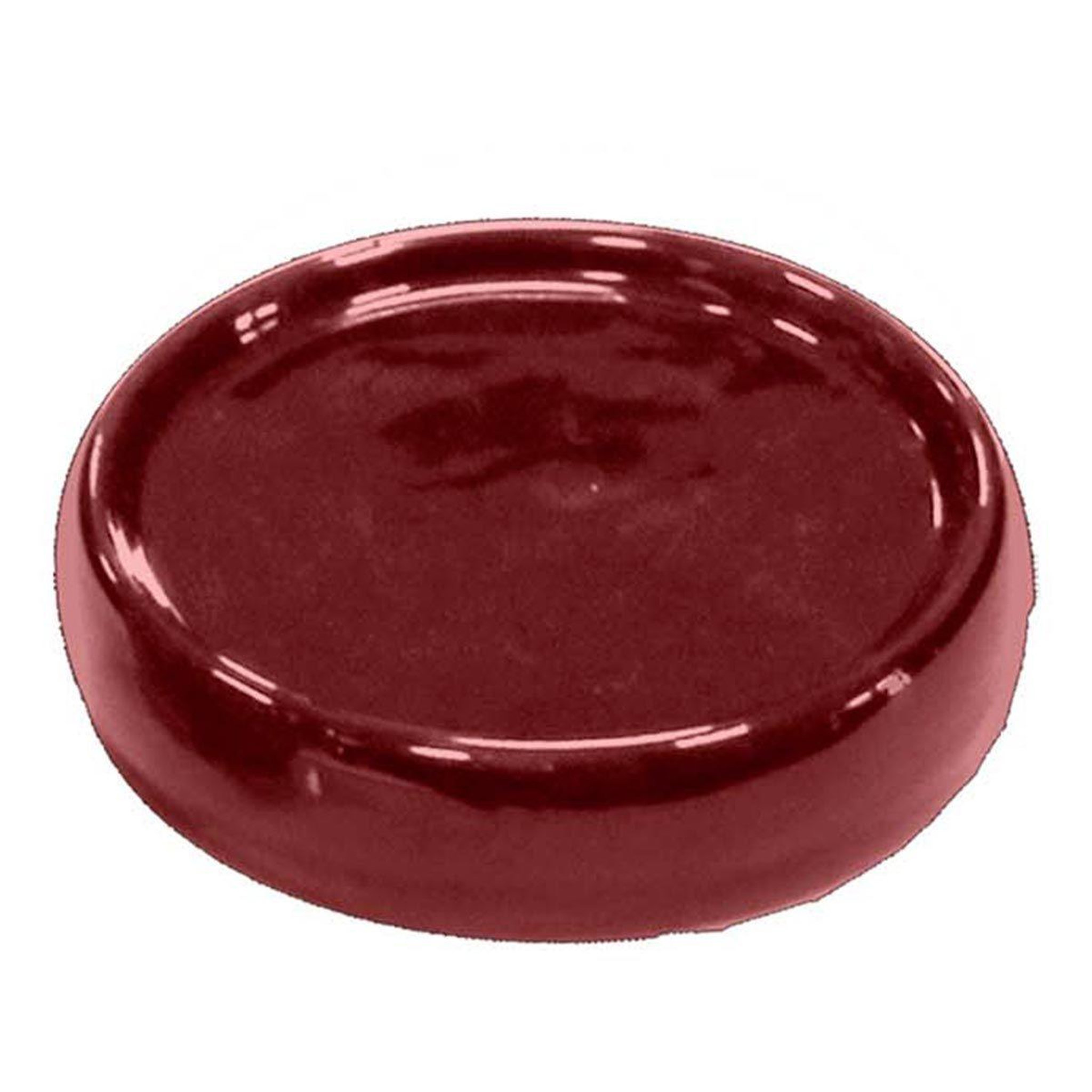 Douceur d'Intérieur Porte savon en céramique  bullea  10cm framboise