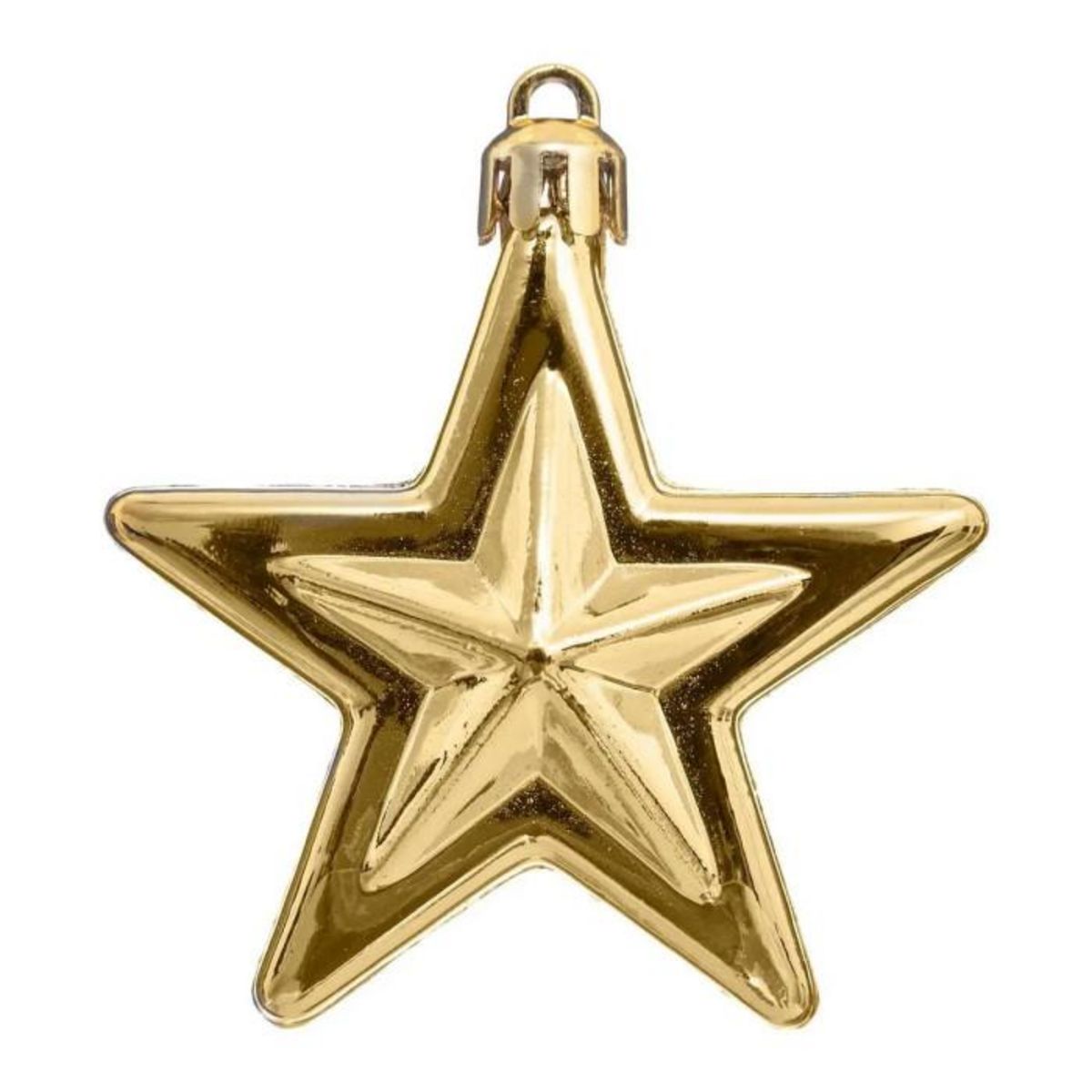 ATMOSPHERA Sujet de Noël 6 Pièces  Délice  7cm Vert, Rouge & Or