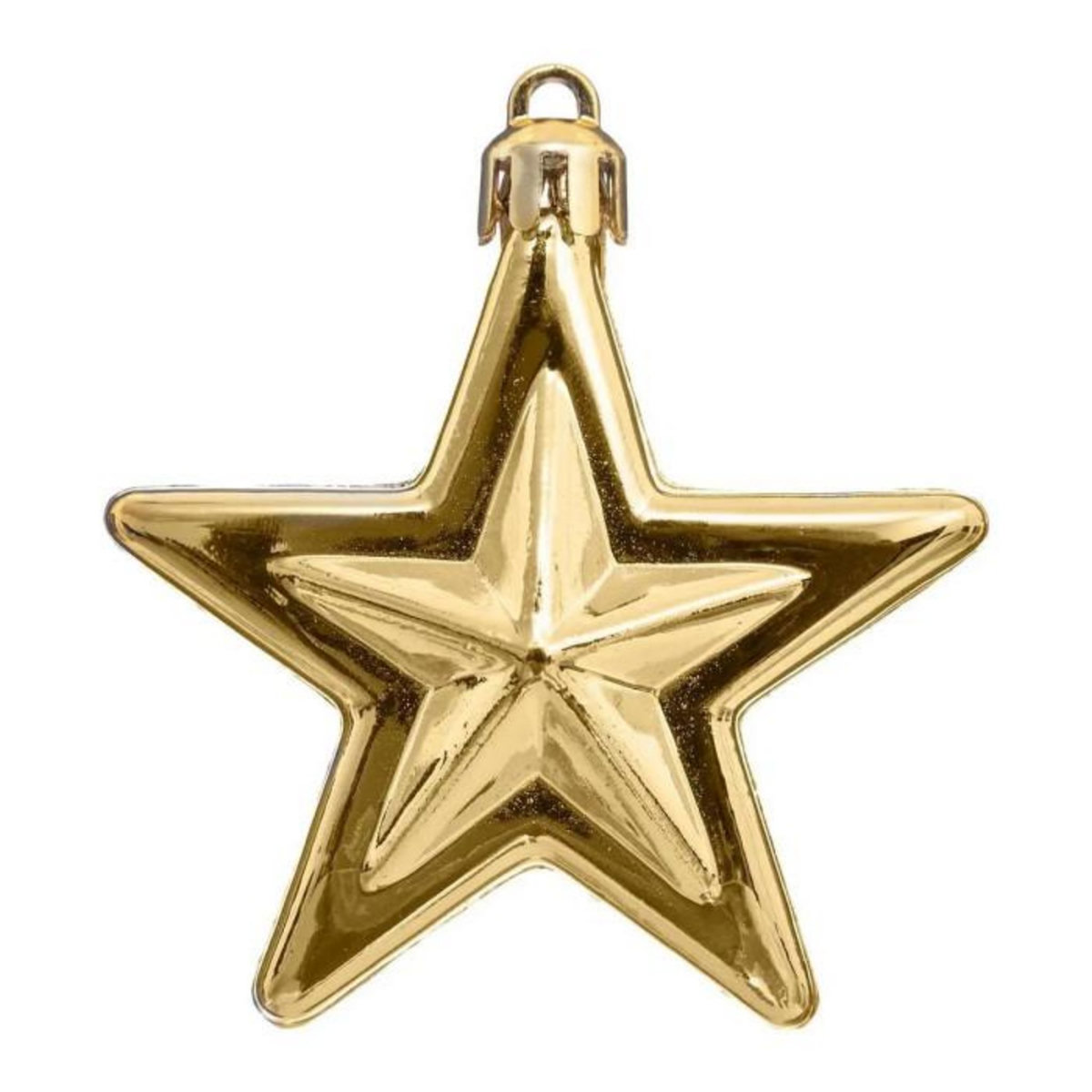 ATMOSPHERA Sujet de Noël 6 Pièces  Délice  7cm Vert, Rouge & Or