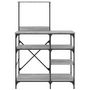 Voir la diapositive 4 : VIDAXL Support de boulanger sonoma gris 90x40x132 cm