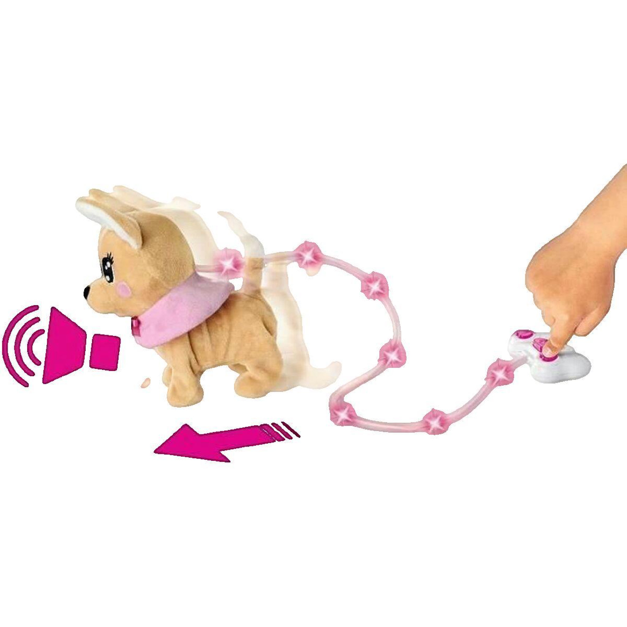 Voir la diapositive 3 : SIMBA Peluche interactive Simba Chi Chi Love Loomy rose
