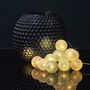 Voir la diapositive 4 : Paris Prix Guirlande Lumineuse Led  Boule  360cm Blanc & Bleu