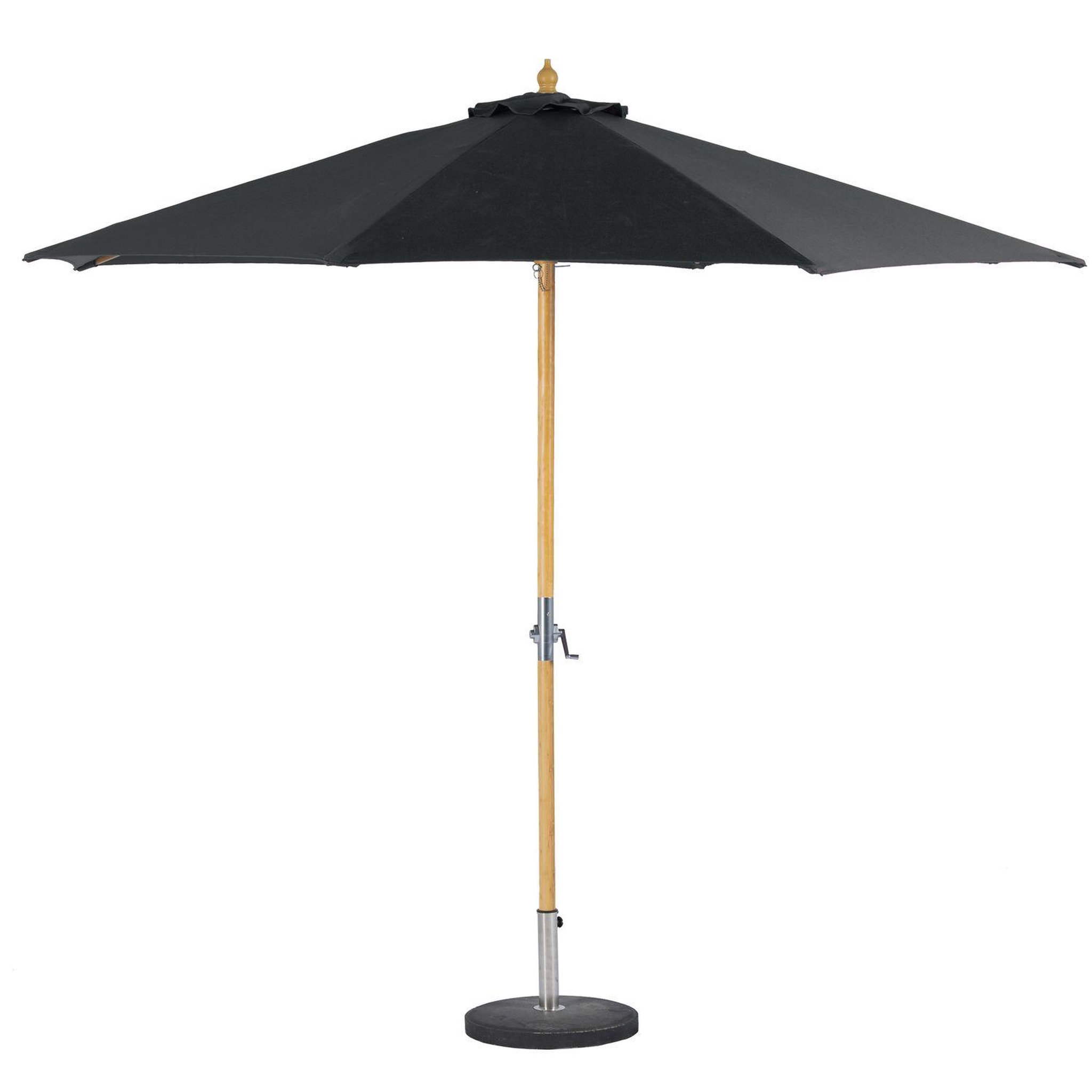 Voir la diapositive 1 : HESPERIDE Parasol droit rond en bambou Tinaei