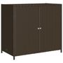 Voir la diapositive 2 : VIDAXL Armoire de rangement de jardin marron 83x45x76cm résine tressée