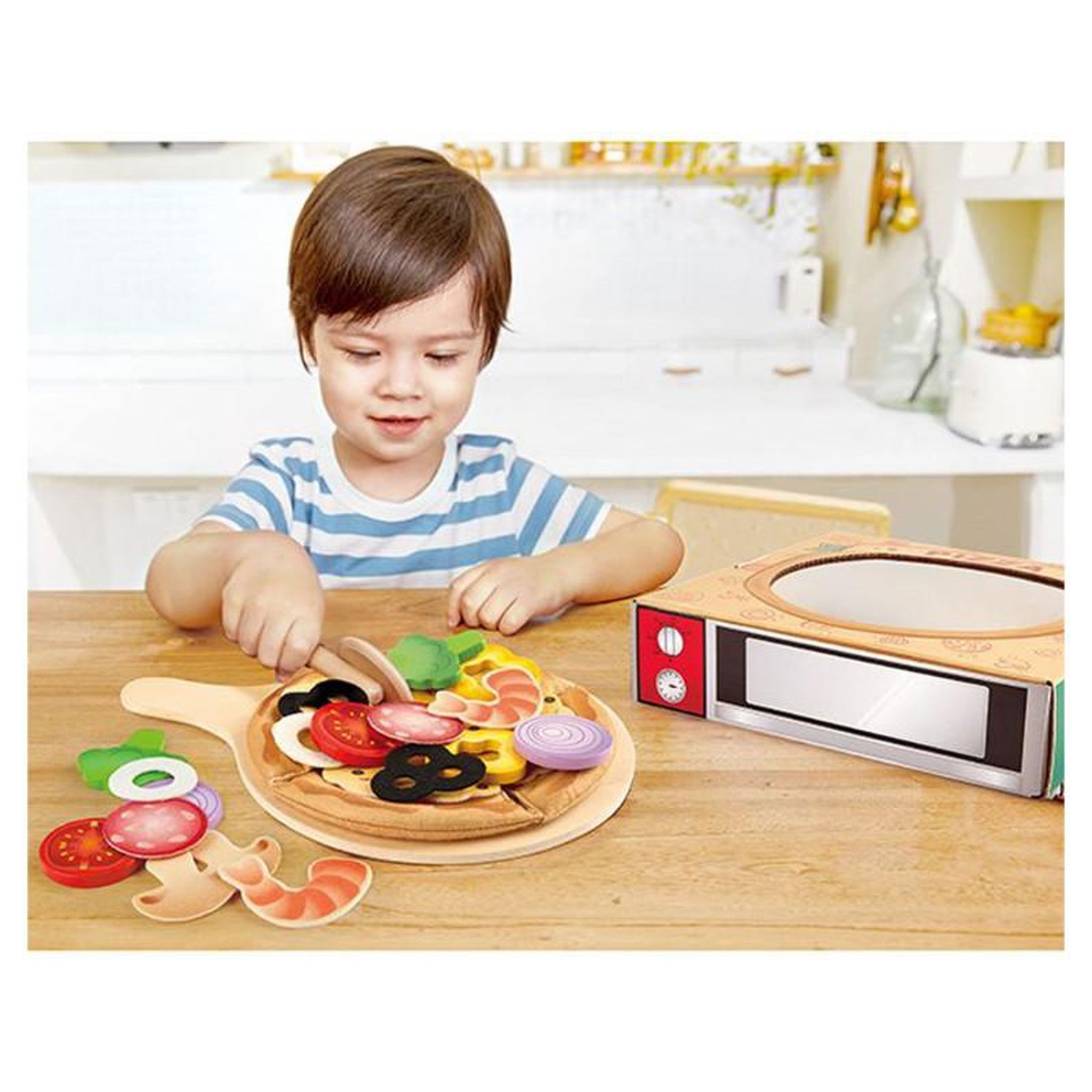 Voir la diapositive 2 : Hape Hape Perfect Pizza Playset E3173