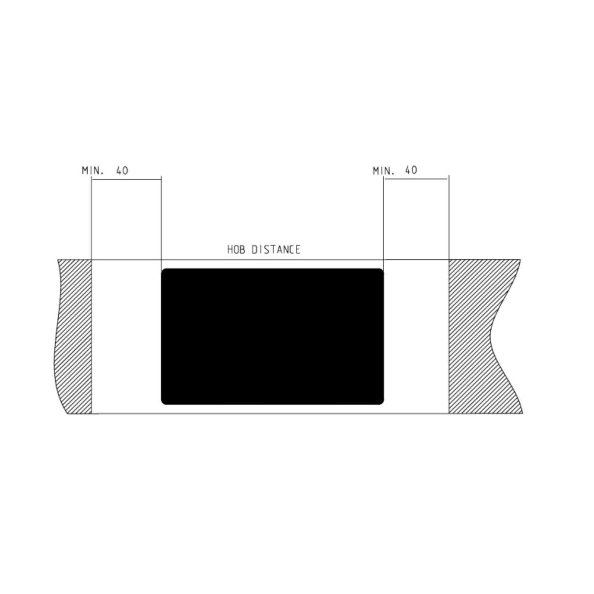 Voir la diapositive 2 : ELICA Table de cuisson induction 78cm 4 feux noir - prf0183912