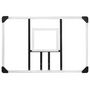 Voir la diapositive 5 : VIDAXL Panneau de basket-ball Transparent 106x69x3 cm Polycarbonate